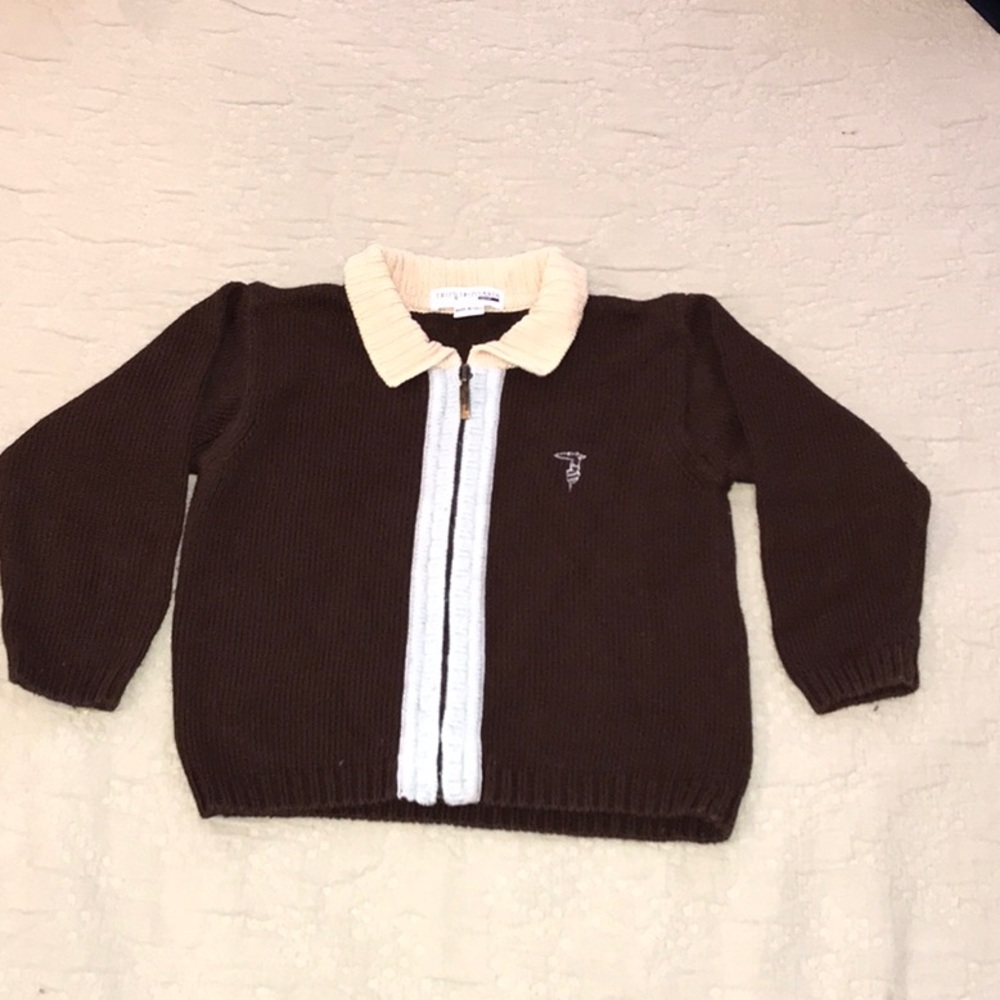 Trussardi junior zip sweater jacket 2T